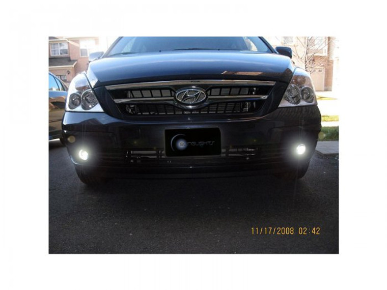 2007 2008 2009 Hyundai Entourage Xenon Foglamps Foglights Driving Fog Lamps Lights Kit