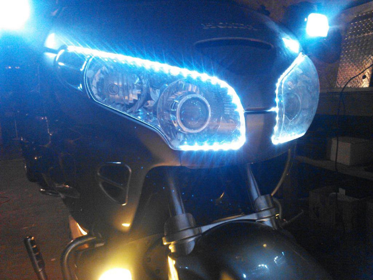 LED DRL Head Light Strips Daytime Running Lamps Kit for Honda Goldwing