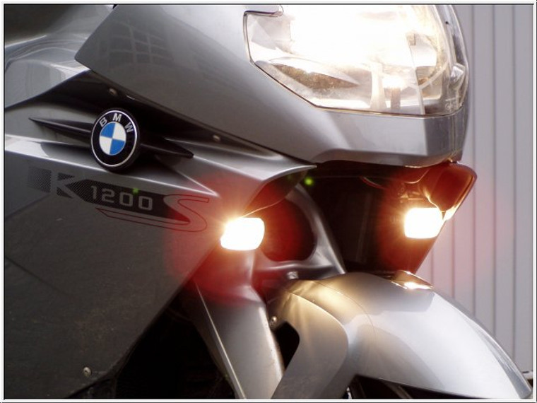BMW K1200S K1300S Hella Super White Driving Lights Fog Lamps Kit