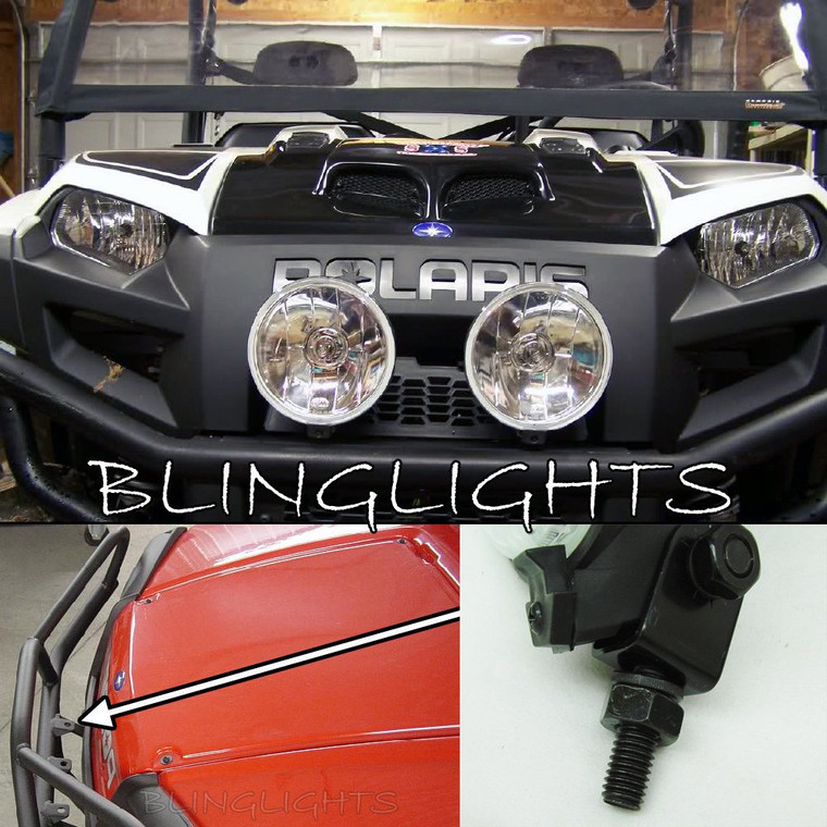 Polaris Brutus Lamp Bar Driving Lights Auxiliary Off Road Lighting Set