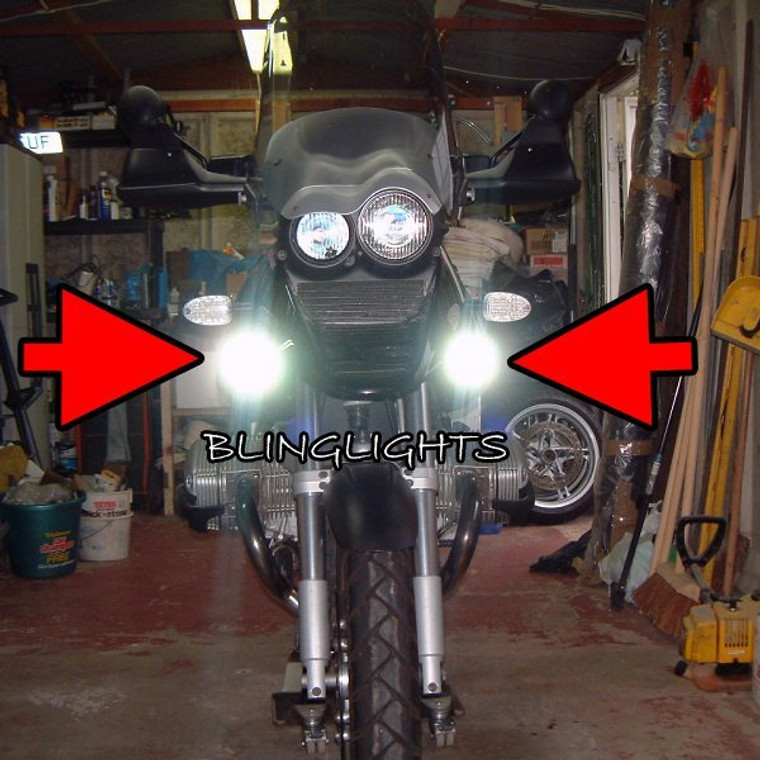 Hella Super White Driving Lights Kit for BMW R1200GS R1150GS Adventure