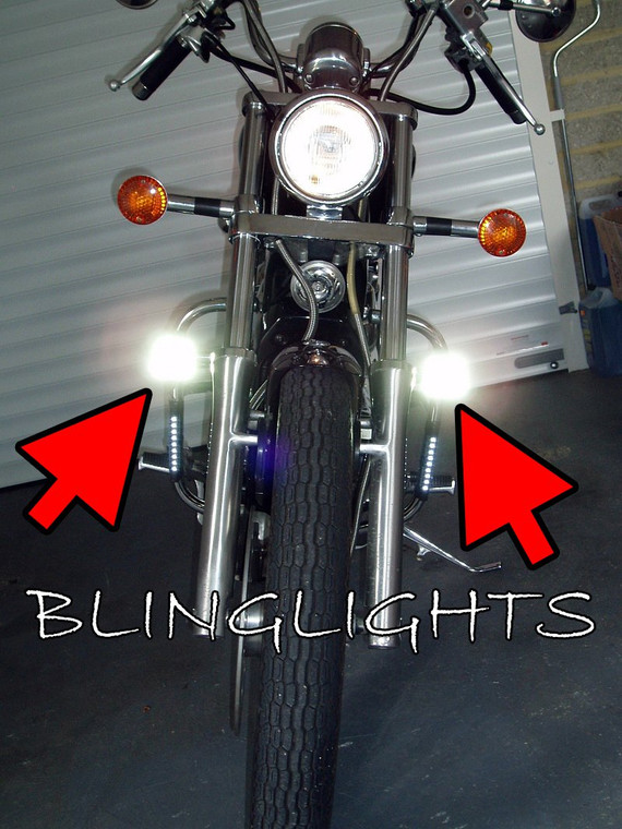 Suzuki Intruder VS800 Xenon Projector Driving Lamps Fog Lights Drivinglights Foglights Foglamps Kit