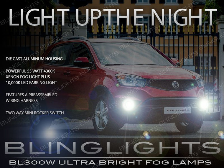 SsangYong Korando Xenon Driving Lights Fog Lamps Kit