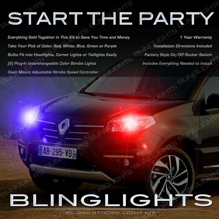 Renault Koleos / Samsung QM5 Head & Tail Lamp Strobe Light Kit Renault Koleos / Samsung QM5 Head & Tail Lamp Strobe Light Kit