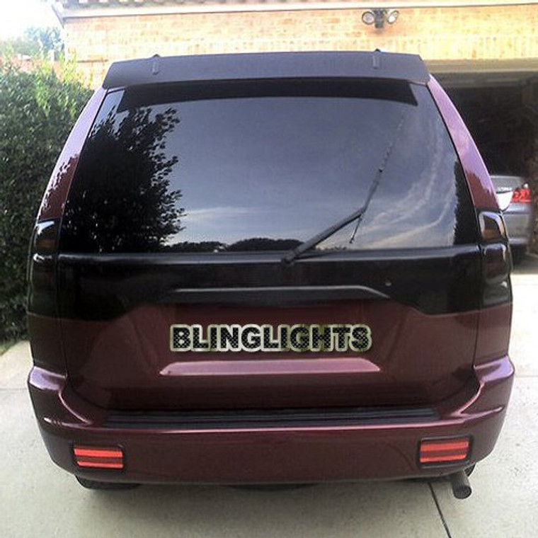 Mitsubishi Shogun Sport Tinted Smoked Taillamps Taillights Tail Lights Lamps Protection Overlays