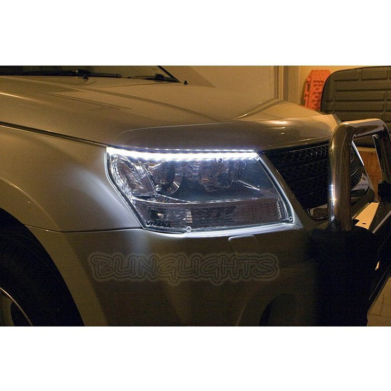 Chevrolet Chevy Tracker LED DRL Light Strips Headlamps Headlights Head Lamps Day Time Running Lights