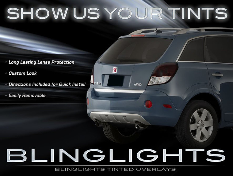 Daewoo Winstorm MaXX Tint Smoke Overlays for Taillamps Taillights Tail Lamps Lights Tinted Film