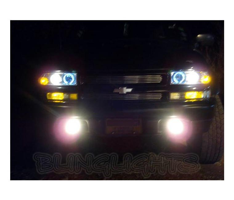1999 2000 2001 Chevrolet Trailblazer Chevy Blazer Halo Fog Lamps Angel Eye Driving Lights Kit