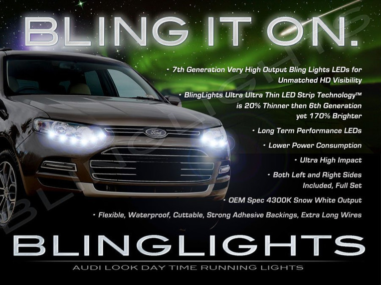 Ford Territory LED DRL Head Light Strips Day Time Runnning Lamps
