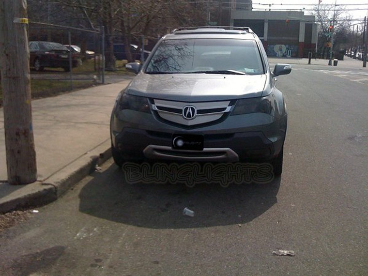 Acura MDX Tinted Smoked Headlamps Headlights Overlays Film Protection