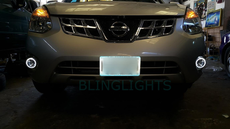 2011 2012 2013 Nissan Rogue Halo Fog Lamps Driving Lights