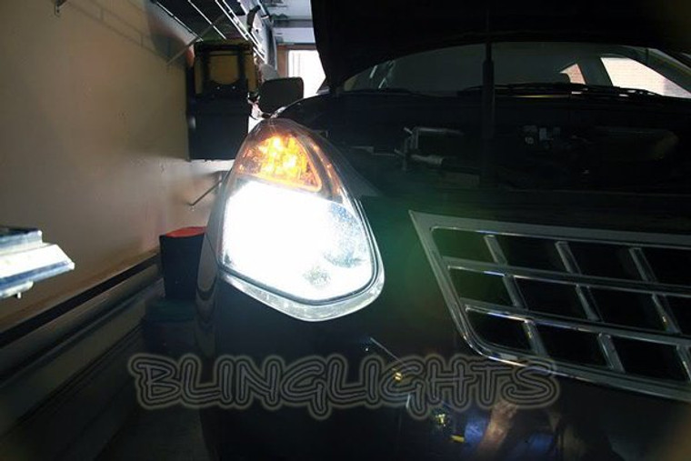 2008 2009 2010 2011 2012 Nissan Rogue Bright White Upgrade Light Bulbs for Headlamps Headlights