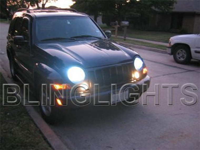 2002 2003 2004 2005 2006 2007 Jeep Liberty KJ Xenon 55watt HID Headlamps Headlights Conversion Kit