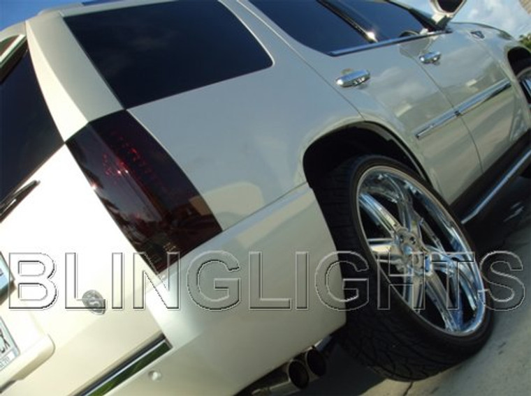 2007 2008 2009 2010 2011 2012 Cadillac Escalade Tinted Smoked Taillamps Taillights Film Overlays