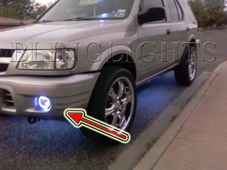 Halo Angel Eye Fog Lights Lamps for 2000 2001 2002 2003 2004 Isuzu Rodeo