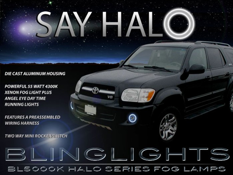 Angel Eye Halo Fog Lamps Lights Kit for 2006 2007 2008 Subaru Forester