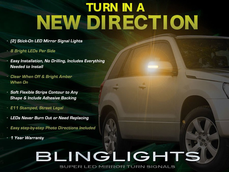 Suzuki Grand Vitara Police Strobes Lights for Headlamps Headlights Head Lamps Strobe Light Kit