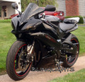 2010 2011 Yamaha R6 YZF-R6 Tint Protection Overlays for Headlamps Headlights Head Lamps Lights