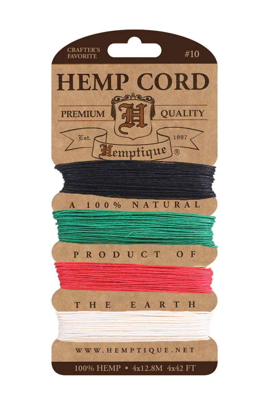 Hemptique Hemp Cord Cards #10 Primary