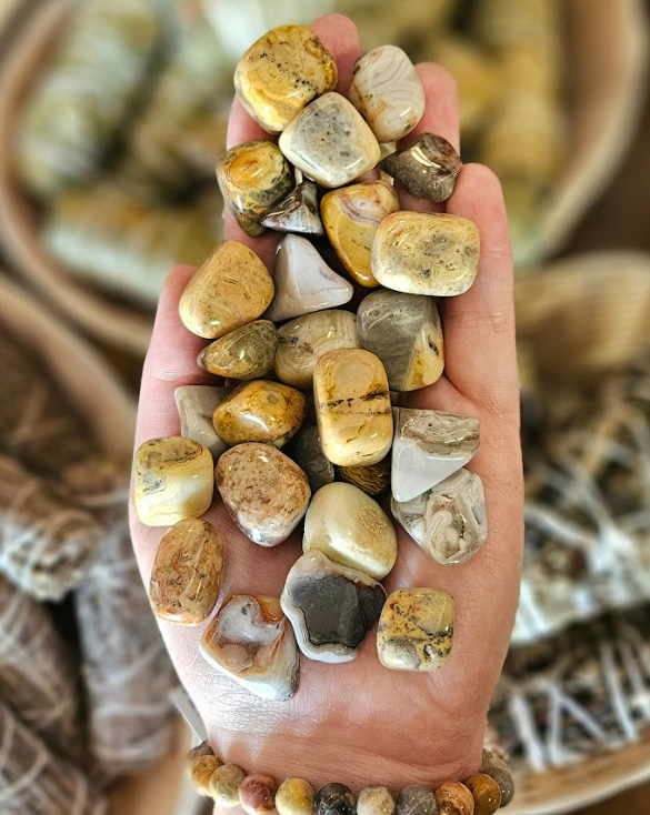 Crazy Lace Agate Tumble Stone