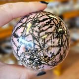 Rhodonite Sphere, 1lb 8oz, Large, #RS2