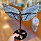 Labradorite Butterfly Wings with Stand 