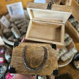 Horseshoe Good Luck Intention Box