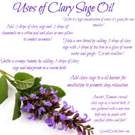 Uses of Clary Sage Essential Oil 