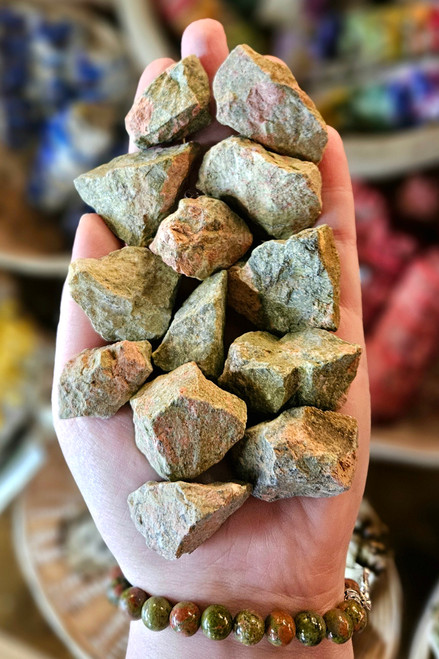 Unakite Rough Stone, One