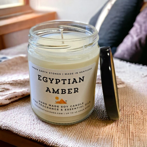 Egyptian Amber 8oz Soy Candle 