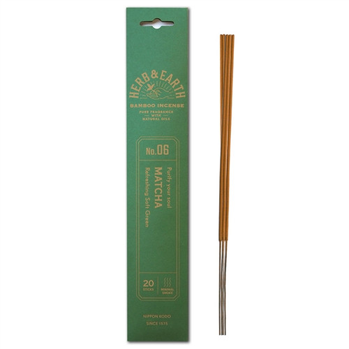 Herb & Earth MATCHA Bamboo Incense