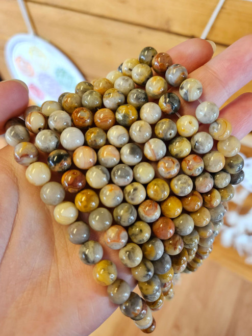 Crazy Lace Agate 8mm Beads