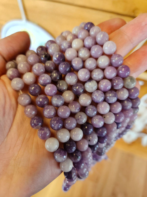 Lepidolite 8mm Beads