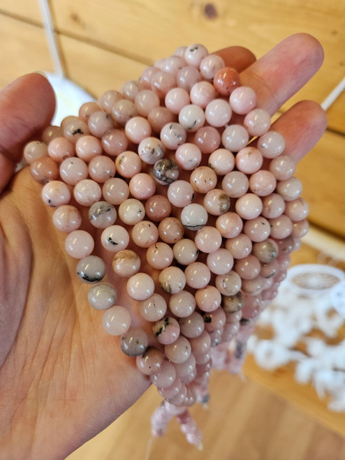 Pink Opal 8mm Beads