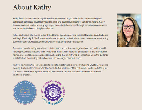 Evidential Mediumship Readings with Kathy