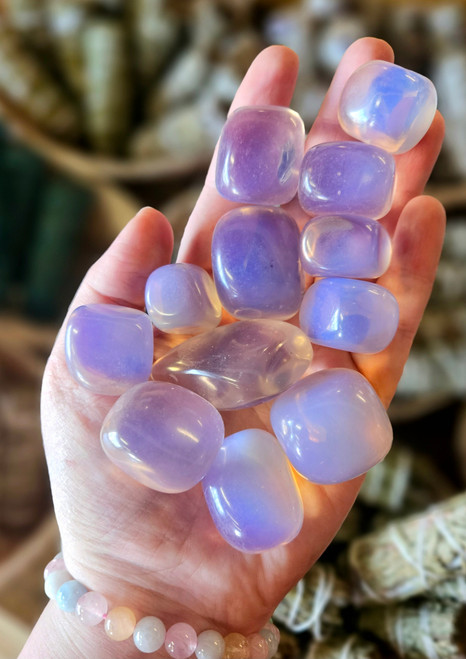 Opalite Pink Tumbled Stone