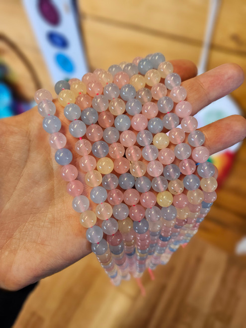 Morganite 8mm Beads
