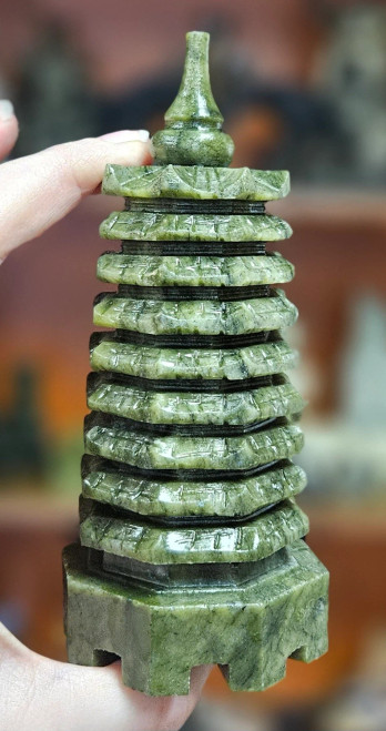 Wen Chang Tower - Nephrite Jade