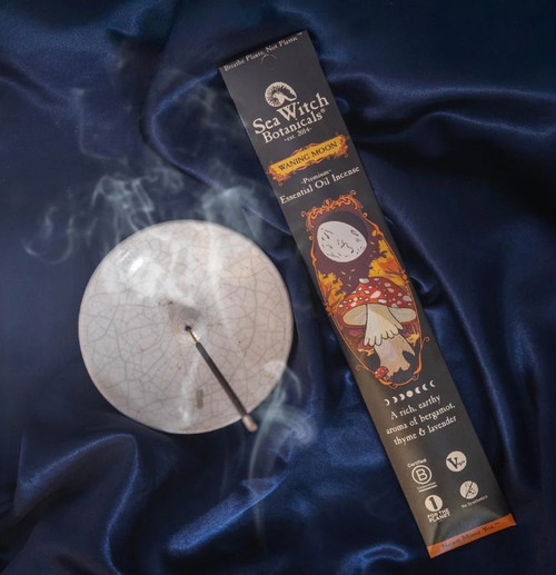 Waning Moon Incense: with Bergamot, Lavender, & Thyme