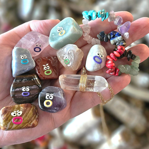 Crystal Mood Companions with Bracelet & Pendant Set