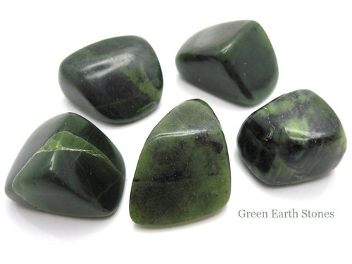 Nephrite Jade Tumbled Stone One