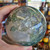 Moss Agate Sphere, 2lb 13oz, Gemstone Decor