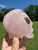 Alien Head, Rose Quartz with Labradorite Eyes, X-Large