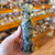 Praying Lady Carving, Prehnite with Epidote