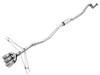 AWE Track Edition Catback Exhaust With Triple Chrome Tips For 17-20 Honda Civic Si - 3020-52008