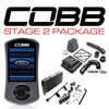 Cobb Stage 2 Red Line Carbon Fiber Power Package Black For 17-20 Ford F-150 Raptor EcoBoost/Limited - FOR0050020BK-RED