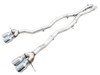 AWE Track Edition Catback Exhaust With Chrome Tips For 21-25 BMW M4 - 3020-43482