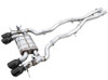AWE SwitchPath™ Catback Exhaust With Black Tips For 21-25 BMW M4 - 3025-42480