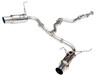 Invidia N1 Catback Exhaust With Stainless Steel Tips For 15-21 Subaru WRX - HS15STIGTP