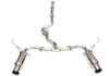 Invidia N1 Catback Exhaust With Stainless Steel Tips For 15-21 Subaru WRX - HS15STIGTP